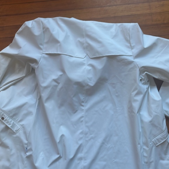 RAINS Long Jacket in Powder - Picture 3 of 3